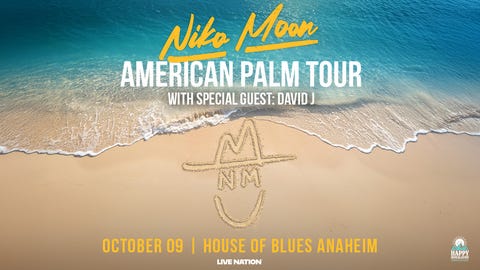 Niko Moon at House of Blues Anaheim