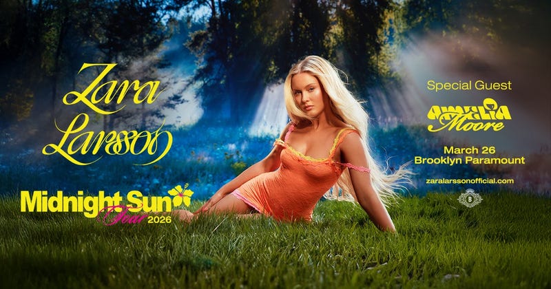 Listen for a Chance to Win Tickets to See Zara Larsson at Brooklyn Paramount