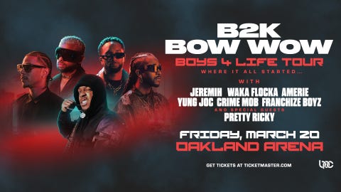 Boys 4 Life Tour Starring: B2K, Bow Wow, Pretty Ricky, Young Joc and more!