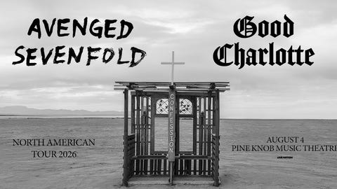 Avenged Sevenfold and Good Charlotte: North American Tour 2026 at Pine Knob Music Theatre