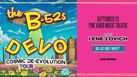 The B-52’s and Devo at Pine Knob Music Theatre