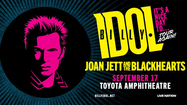 Billy Idol and Joan Jett & The Blackhearts @ Toyota Amphitheatre