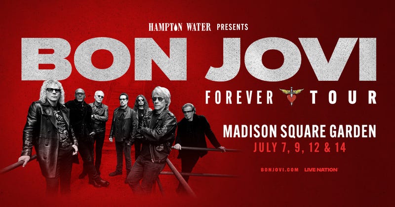 Text for a Chance to Win Tickets to see Bon Jovi at Madison Square Garden