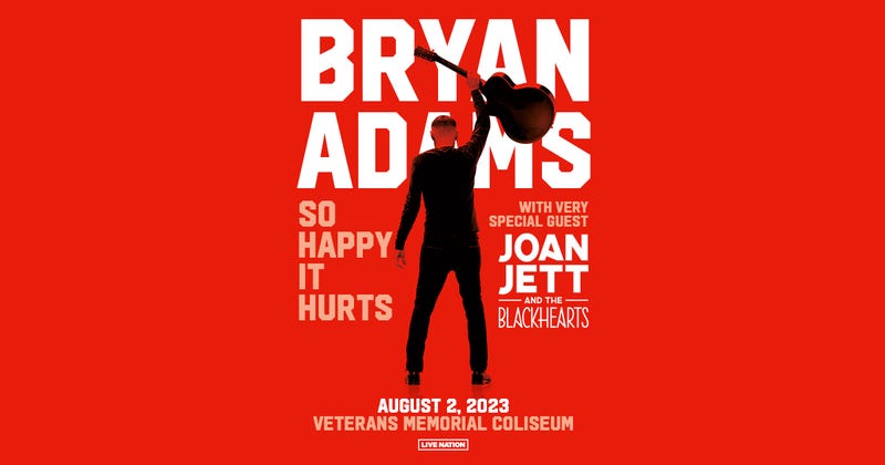 Win Tickets To Bryan Adams With Joan Jett & The Blackhearts!