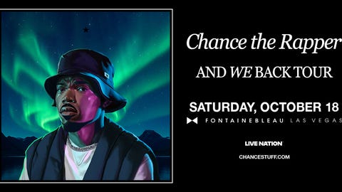 Chance The Rapper And We Back Tour