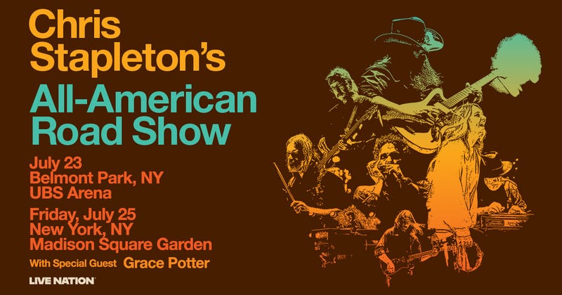 You Could Win Tickets to See Chris Stapleton's All-American Road Show
