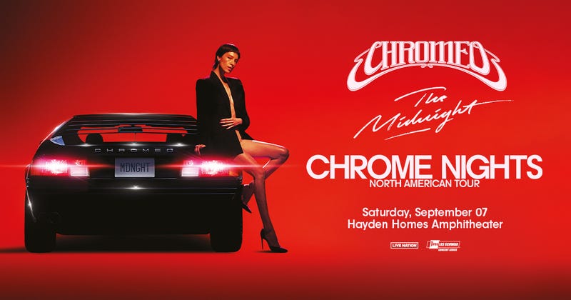 Chromeo & The Midnight: Chrome Nights North American tour September 7th, 2024 at Hayden Homes Amphitheater