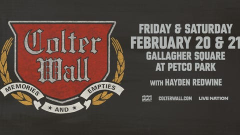 Colter Wall at Gallagher Square at Petco Park