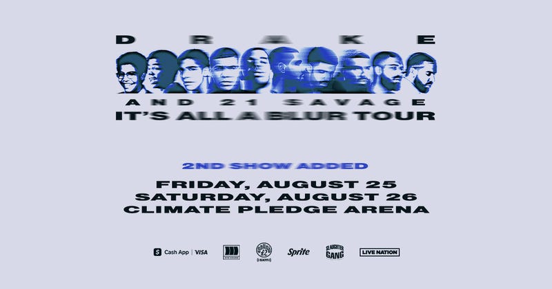 Drake: It’s All A Blur Tour at Climate Pledge Arena on August 25th