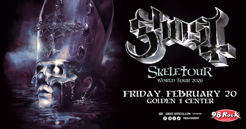 98 Rock Presents Ghost "Skeletour World Tour 2026"