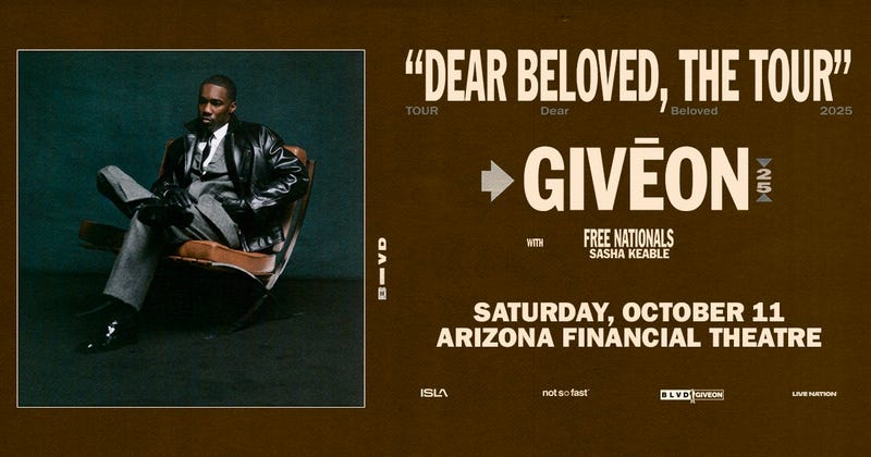 GIVĒON Dear Beloved The Tour