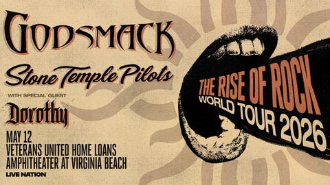 Godsmack - The Rise of Rock World Tour 2026