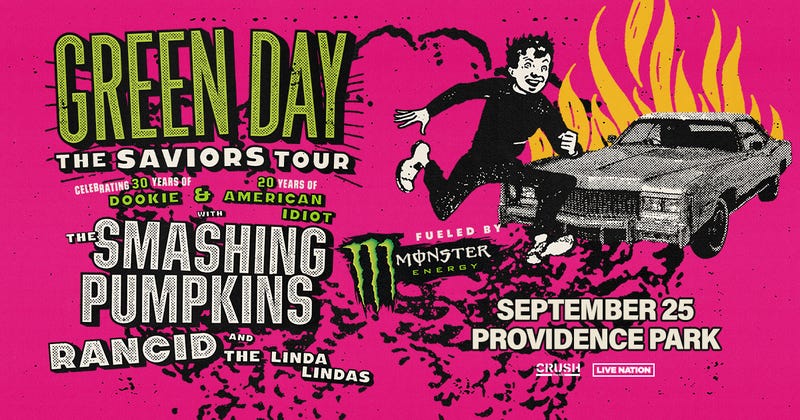 Green Day: The Saviors Tour w/The Smashing Pumpkins, Rancid, and the Linda Lindas, September 25th at Providence Park