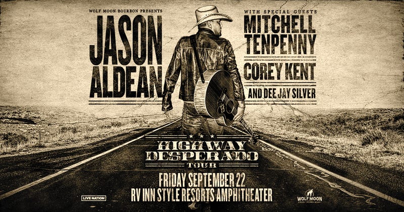 Jason Aldean at RV Inn Style Resorts Amphitheater Fri., Sept. 22nd