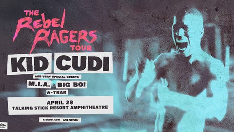 Kid Cudi with special guests M.I.A. and BIG BOI and A-Trak!