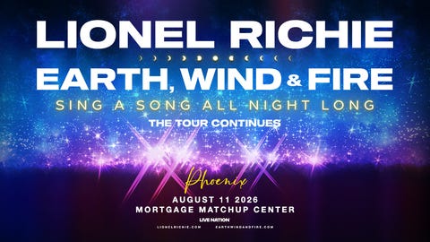 Lionel Richie with Earth, Wind & Fire!