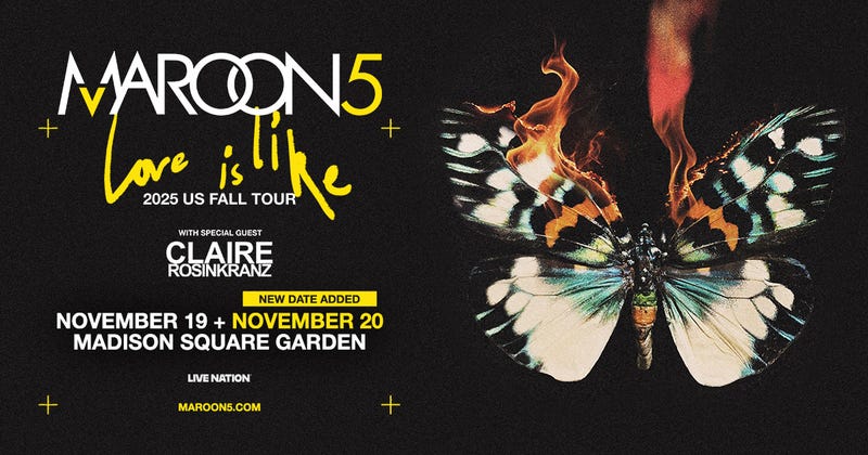 Thousand Dollar Can't Beat Karen: Listen for a Chance to Win Tickets to See Maroon 5 at Madison Square Garden