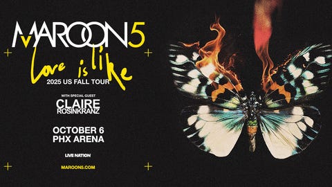 Maroon 5 with special guest Claire Rosinkranz!