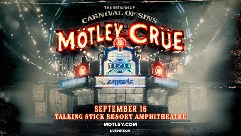 Mötley Crüe with Tesla and Extreme!