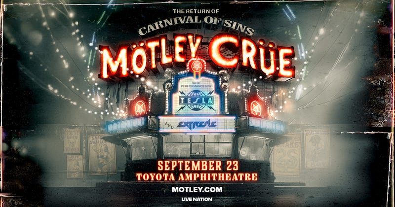The Return Of The Carnival Of Sins: Mötley Crüe