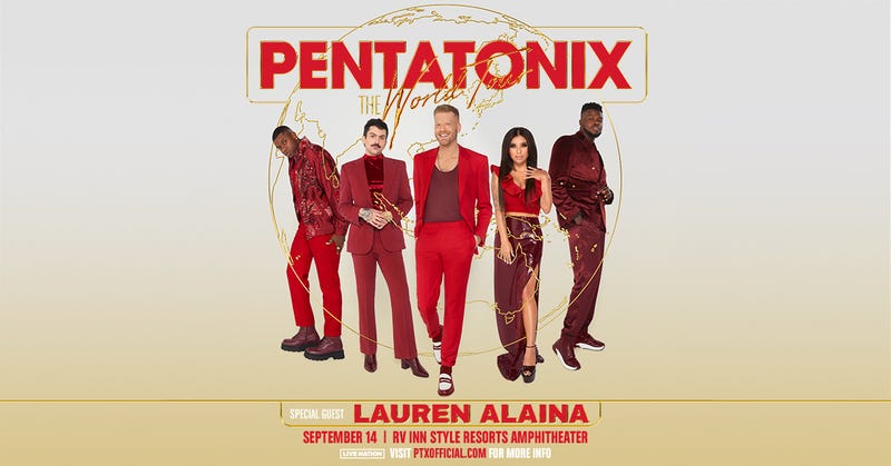 Pentatonix World Tour comes to RV Inn Style Resorts Amphitheater 9/14/23