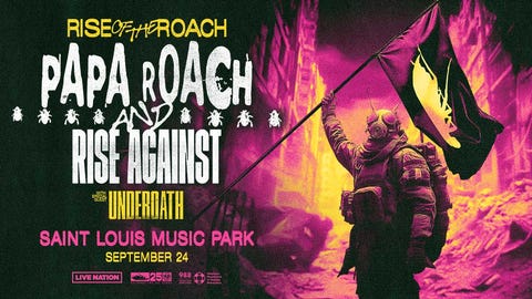 Papa Roach and Rise Against at St. Louis Music Park