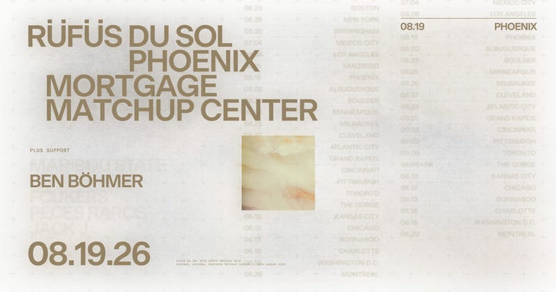 RÜFÜS DU SOL at Mortgage Matchup Center