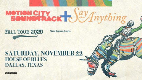 Motion City Soundtrack & Say Anything