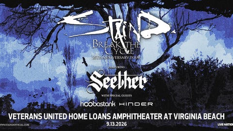 Staind - Break The Cycle 25th Anniversary Tour