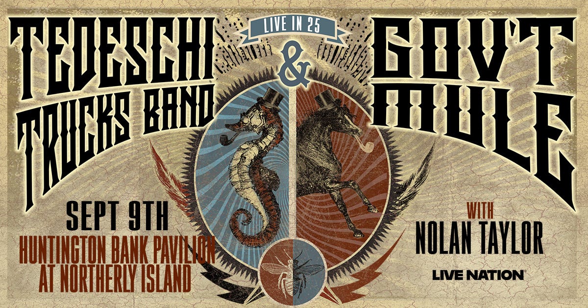 Tedeschi Trucks Band & Gov't Mule: Live In 25 on Sept 9
