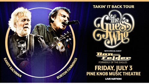 The Guess Who Takin’ It Back Tour at Pine Knob Music Theatre