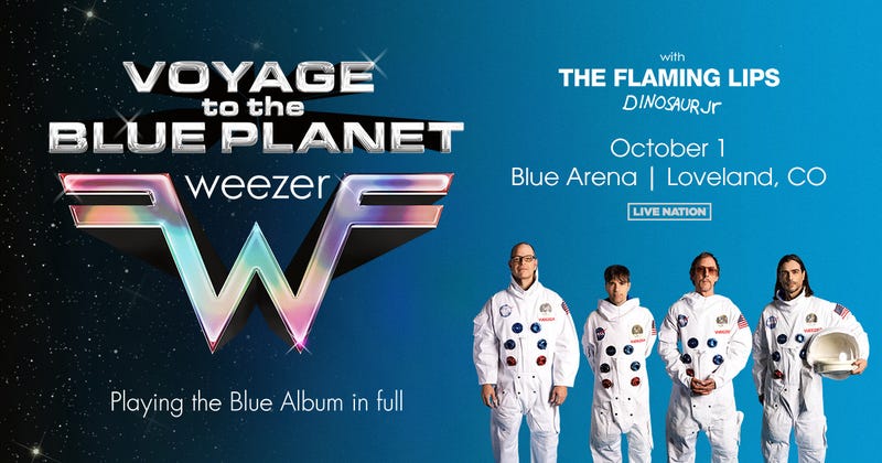 Weezer "Voyage to the Blue Planet" w/The Flaming Lips and Dinosaur Jr