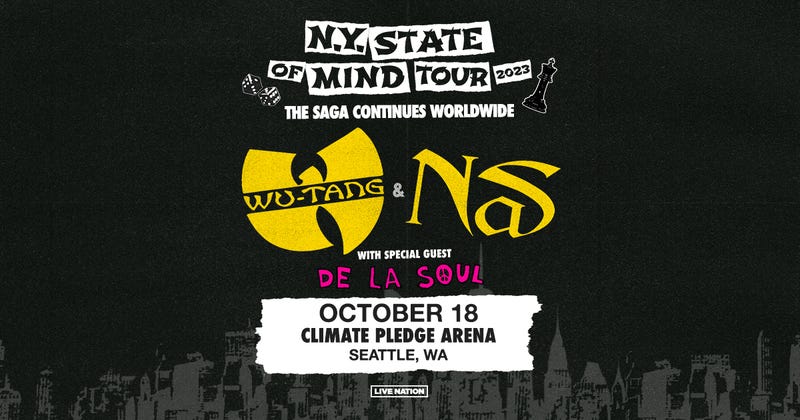 Wu-Tang & Nas N.Y. State of Mind Tour 2023