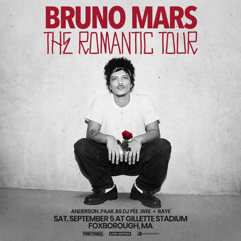 Bruno Mars The Romantic Tour