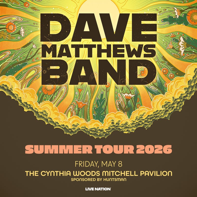 Dave Matthews Band Summer Tour 2026 Friday May 8
