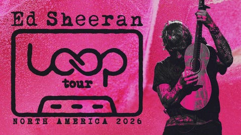 Ed Sheeran at Ford Field on August 29, 2026