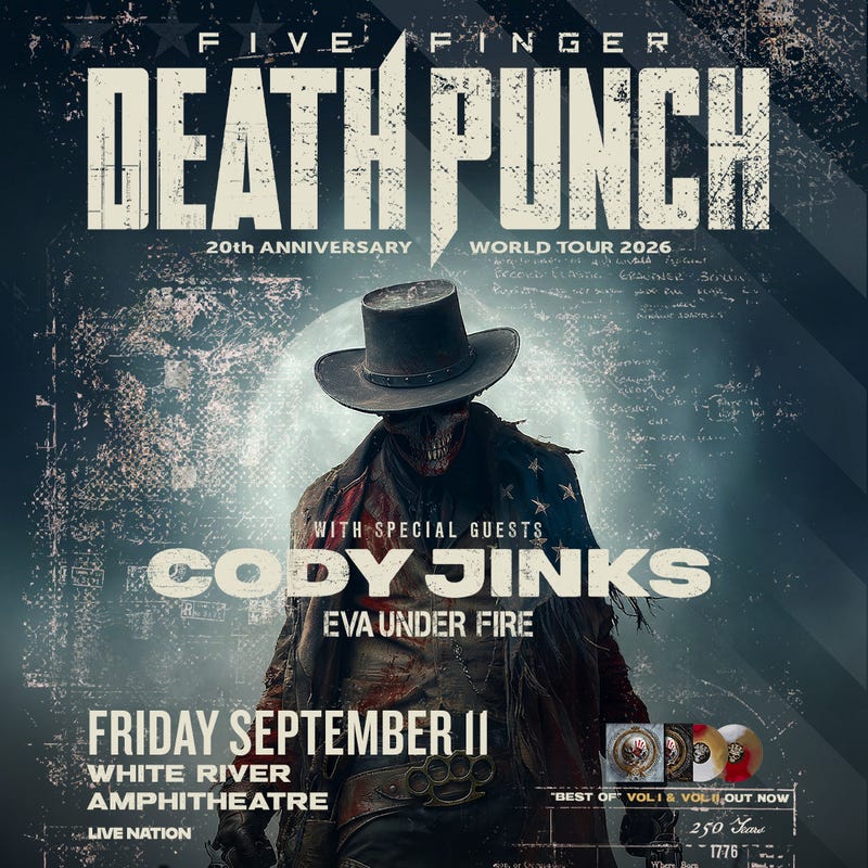 Win Tickets To See Five Finger Death Punch With Cody Jinks