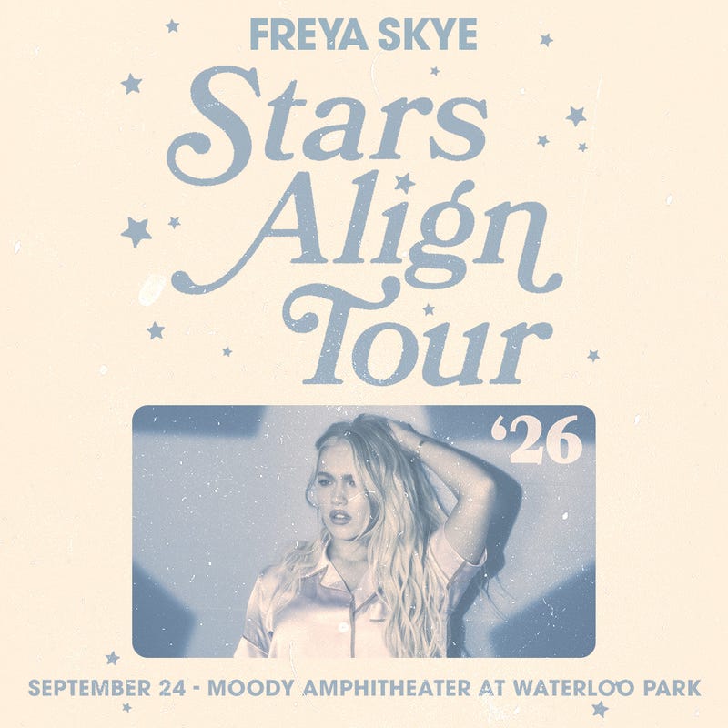 Freya Skye September 24 Moody Amphitheater at Waterloo Park