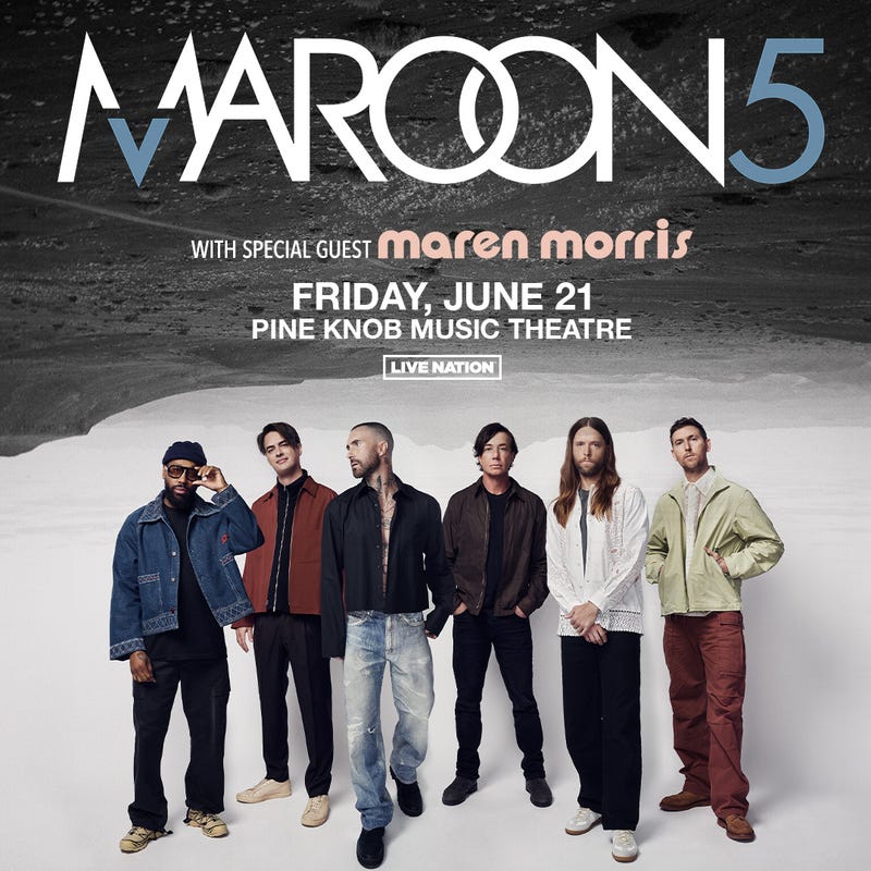 Maroon 5 with special guest Maren Morris at Pine Knob Music Theater