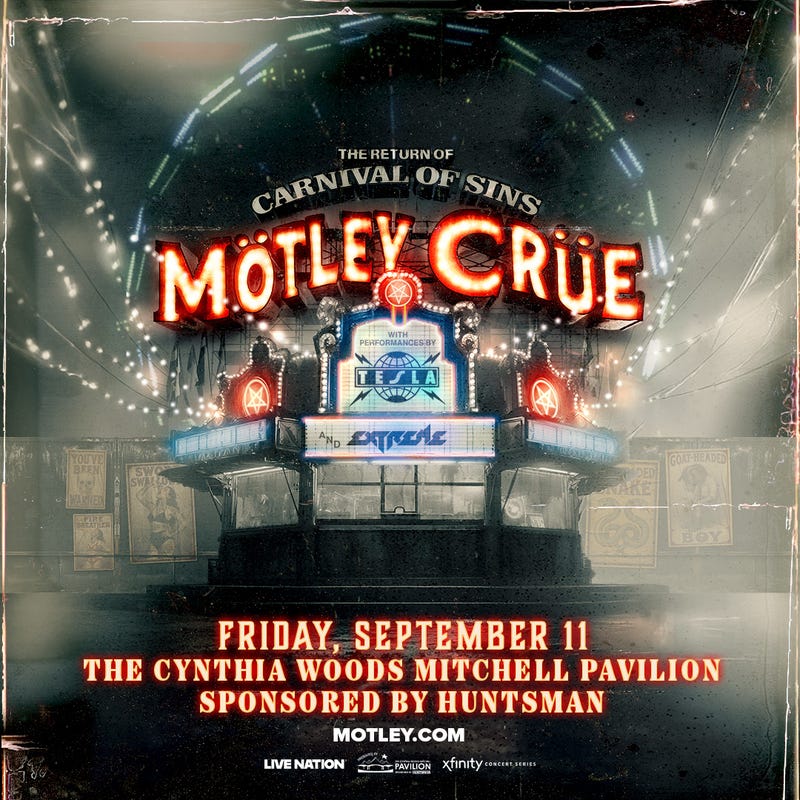 The Return Of The Carnival Of Sins: Mötley Crüe September 11 Cynthia Woods Mitchell Pavilion 