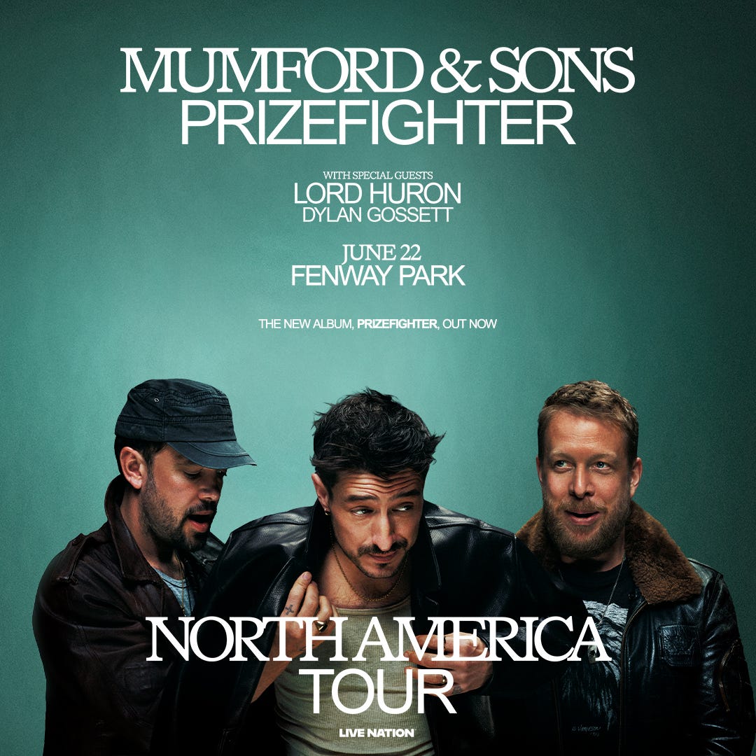 Mumford & Sons Ticket Sweepstakes
