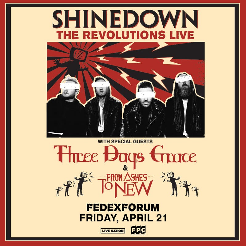 SHINEDOWN with Three Days Grace FEDEXFORUM