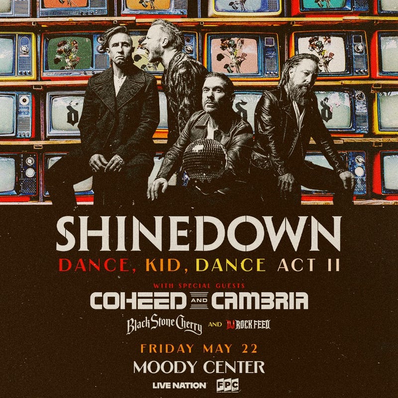 Shinedown Dance Kid Dance Act II Moody Center May 22