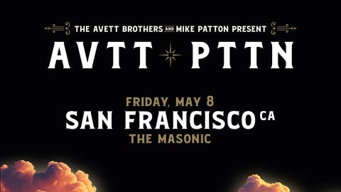 Avett Brothers & Mike Patton: AVTT / PTTN Tour