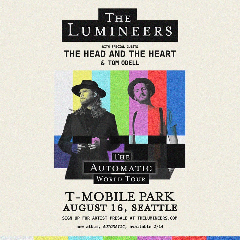 Your Chance To Win Tickets To The Lumineers This Weekend On 107.7 The End!