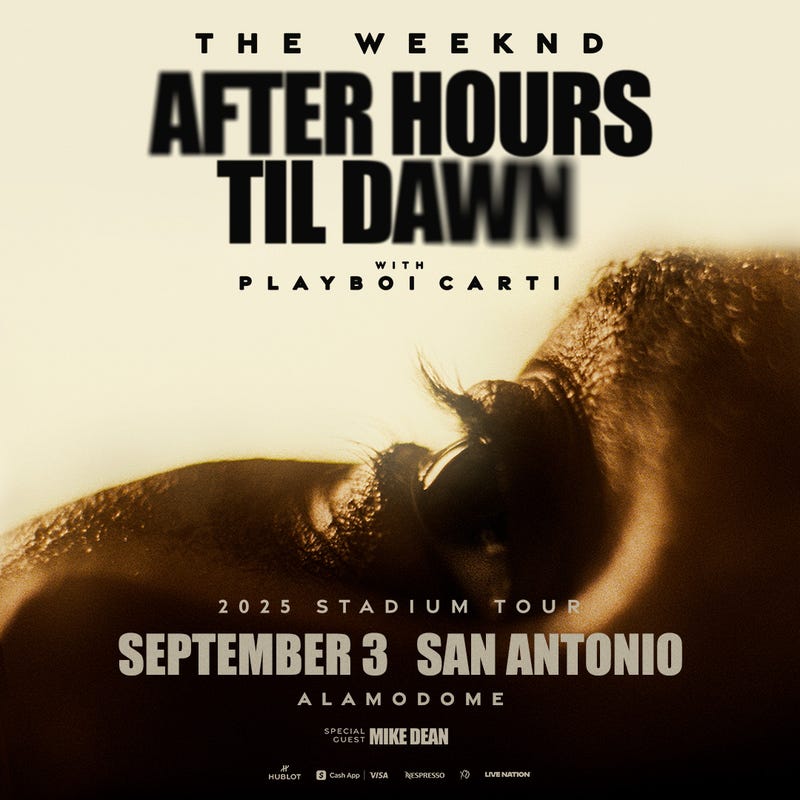 The Weeknd After Hours Till Dawn Tour September 3 San Antonio