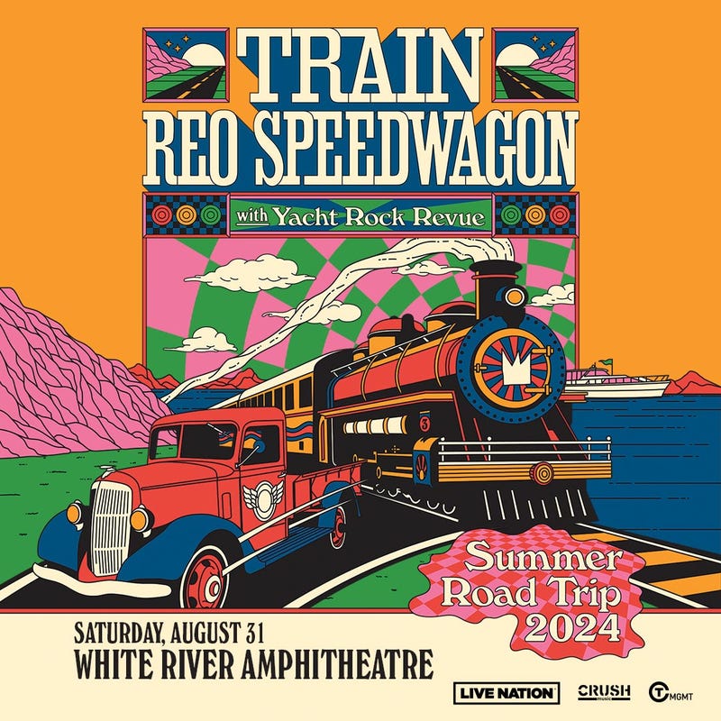 Train & REO Speedwagon at White River Amphitheatre