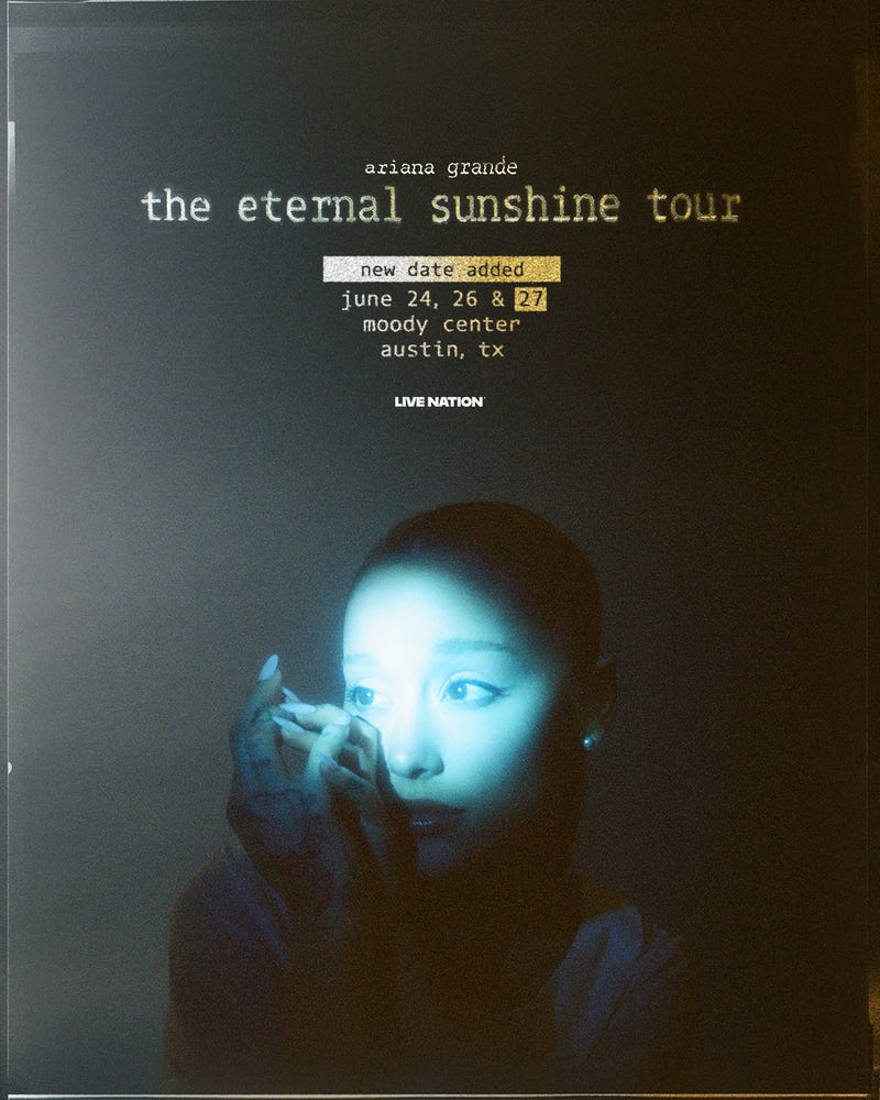 Ariana Grande the eternal sunshine tour