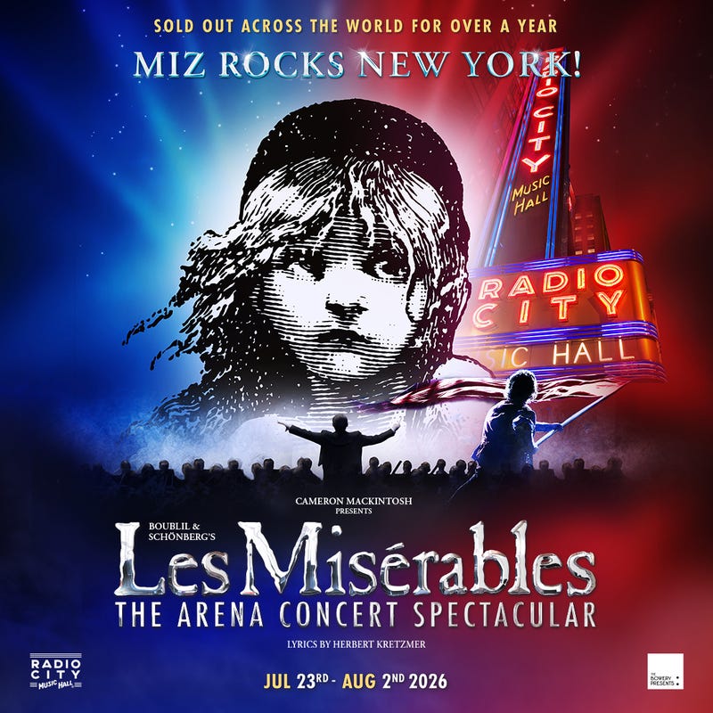 Listen For A Chance to Win Tickets to See Les Misérables: The Arena Concert Spectacular at Radio City Music Hall