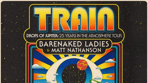 Train&nbsp;- Drops of Jupiter: 25 Years in the Atmospherewith Barenaked Ladies & Matt Nathanson